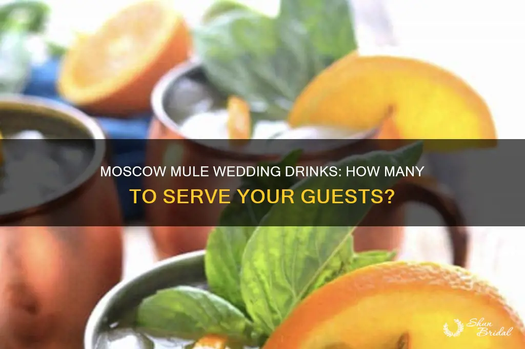 how many moscow mules for wedding