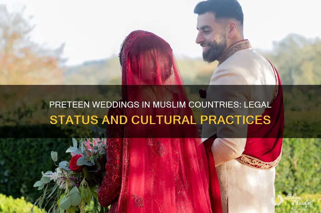 how many muslim countries allow preteen weddings