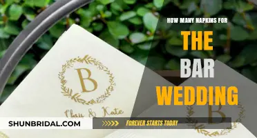 Perfect Bar Wedding: Napkin Quantity Tips for a Flawless Celebration