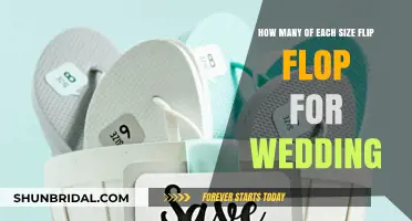 Perfect Wedding Flip Flop Sizes: How Many of Each to Stock