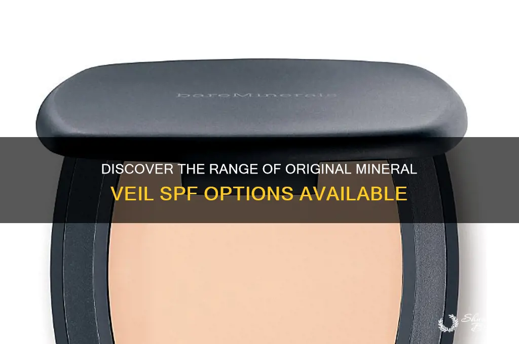 how many original mineral veil spf options are available