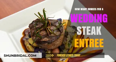 Perfect Wedding Steak Entree: Ideal Ounce Portions for Guests