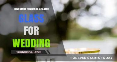 Perfect Pour: Ideal Water Glass Ounce Sizes for Your Wedding