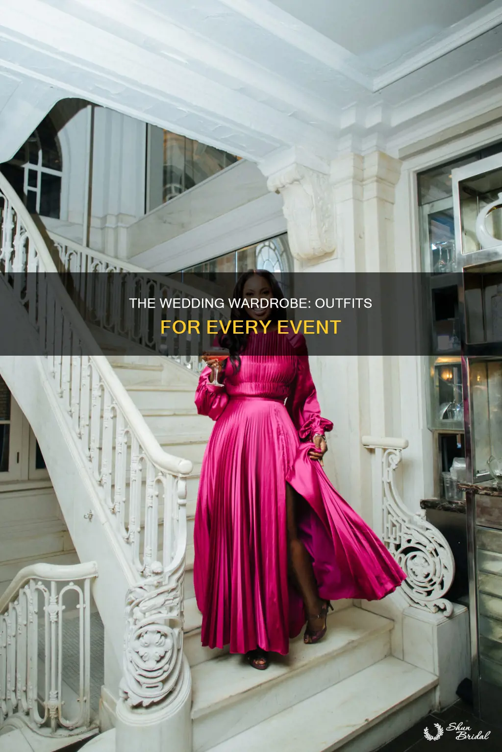 how many outfits does a wedding need