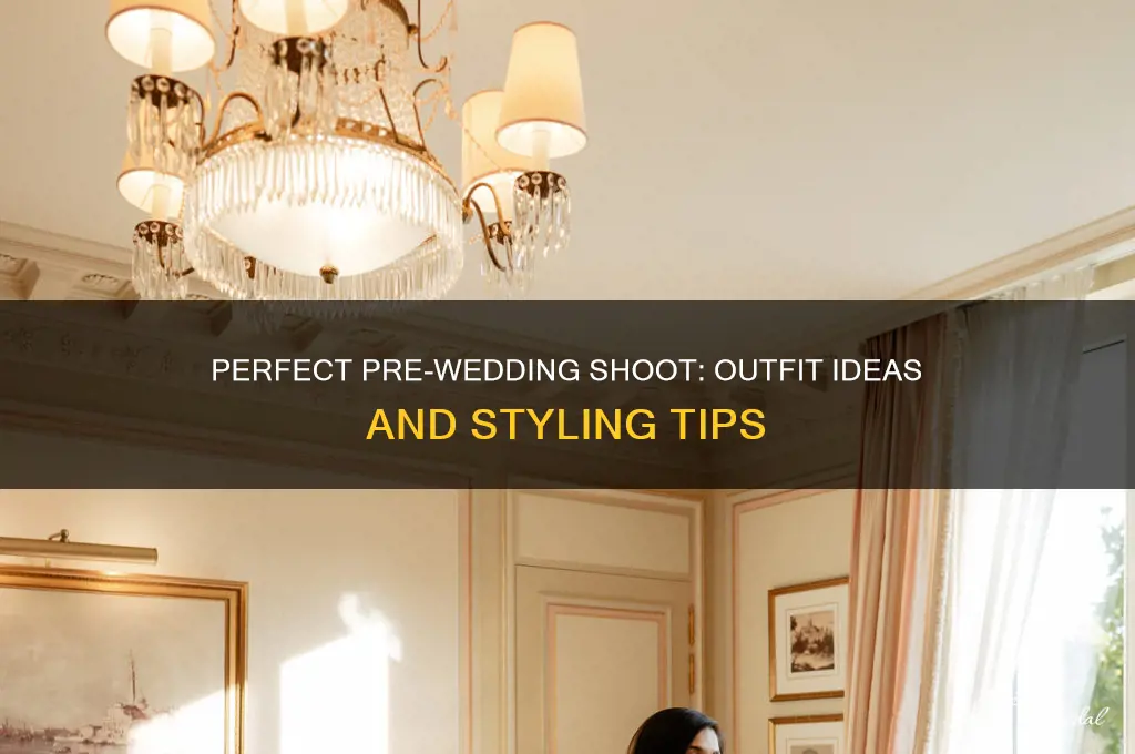 how many outfits for pre wedding shoot