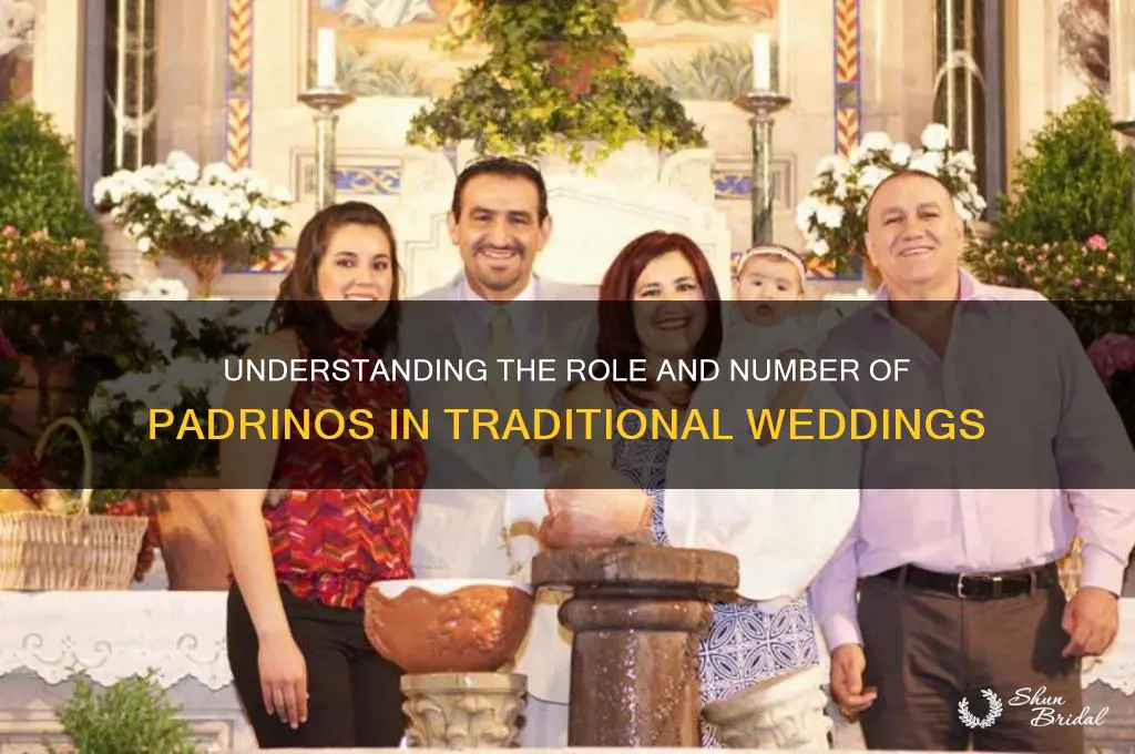 how many padrinos are in a wedding