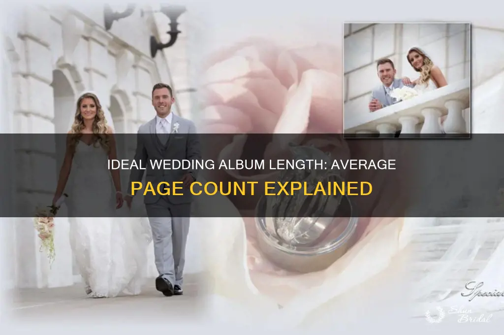 how many pages are typically in a wedding album
