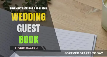 Perfect Wedding Guest Book Size for 80 Guests: Pages Guide