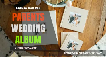 Perfect Parents' Wedding Album: Ideal Page Count for Cherished Memories