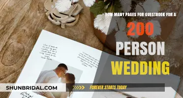 Perfect Guestbook Size for 200-Person Wedding: Pages to Plan