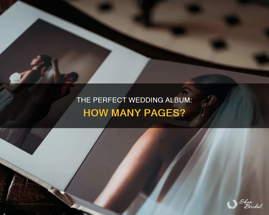 how many pages for wedding photo album