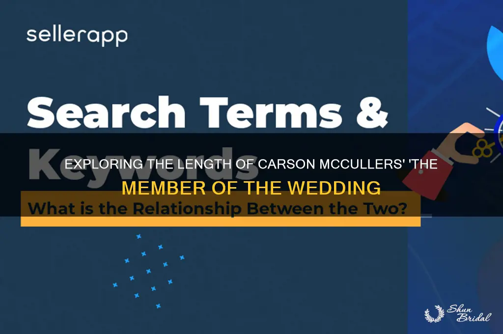 how many pages is a member of the wedding