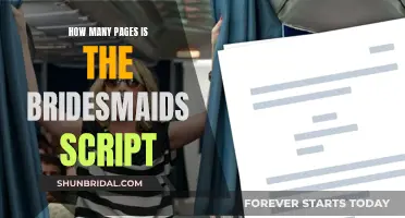 The Bridesmaids Script: A Comprehensive Page Count Analysis