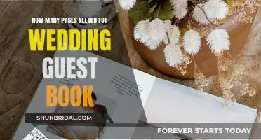The Perfect Wedding Guest Book: How Many Pages?