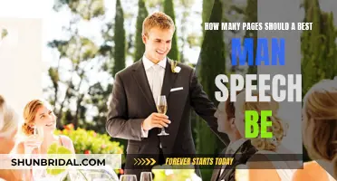 Best Man Speech: How Long Should It Be?