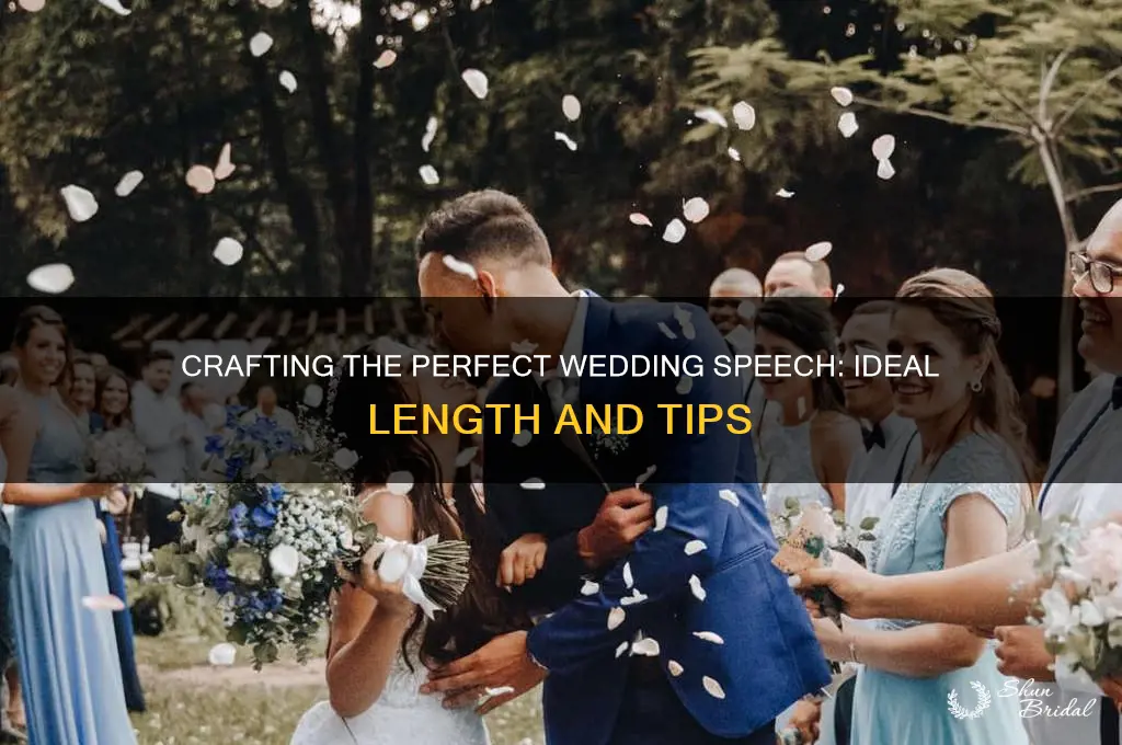 how many pages should a wedding speech be