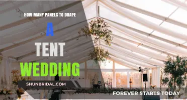 Elegant Tent Wedding Draping: Panel Count Guide for Perfect Ambiance