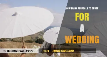 Perfect Parasol Planning: How Many to Order for Your Wedding Day