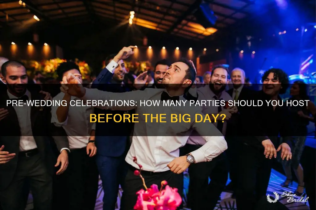how many parties before a wedding