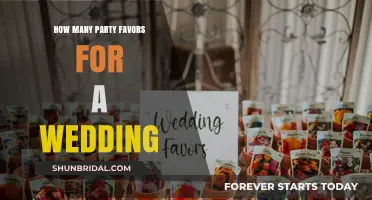 Perfect Party Favors: How Many to Prepare for Your Wedding Guests