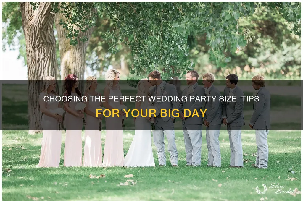 how many people ahould I have in my wedding party