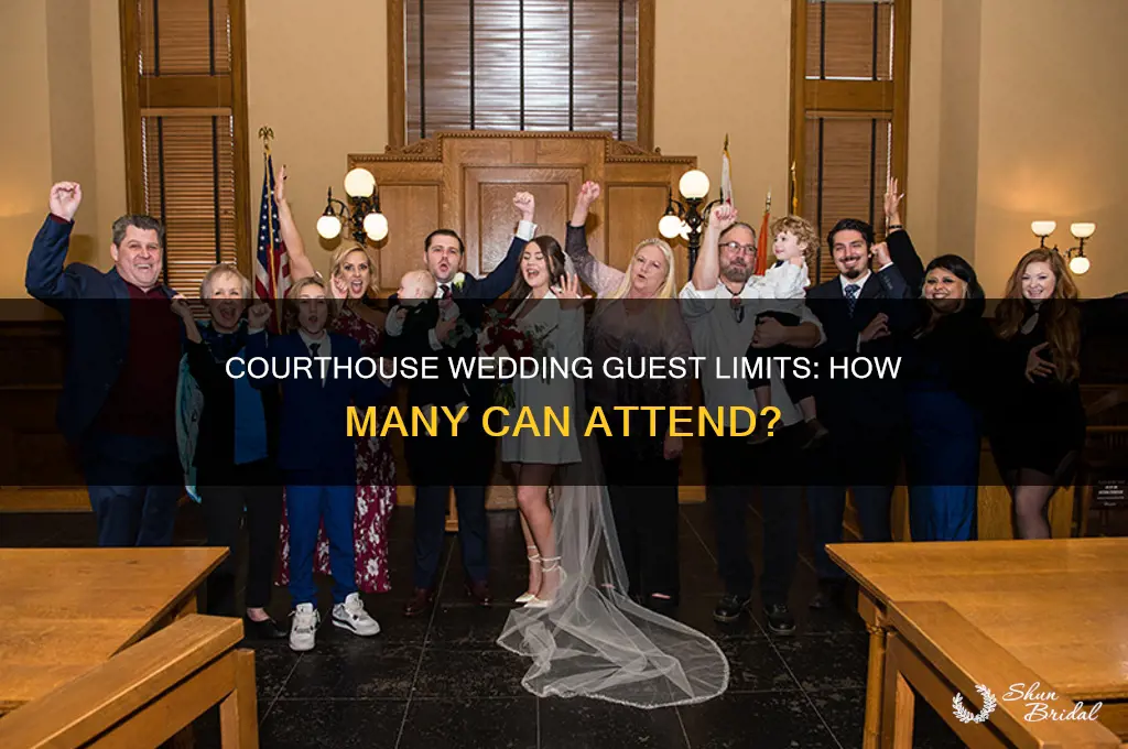 how many people allowed at courthouse wedding