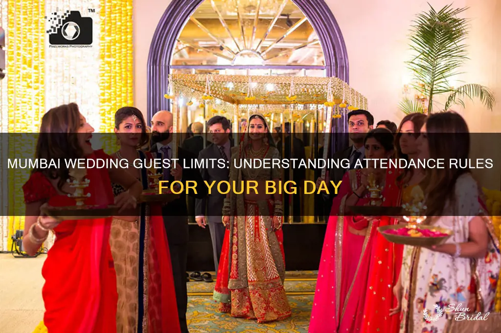 how many people are allowed in a wedding in mumbai