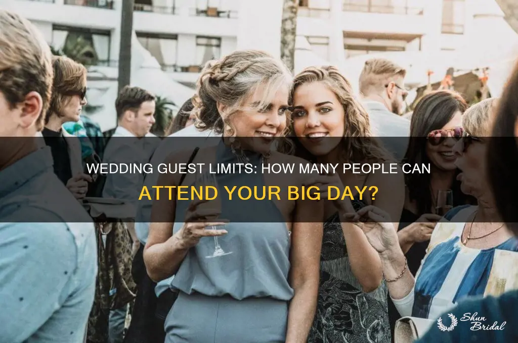 how many people are allowed to go to a wedding