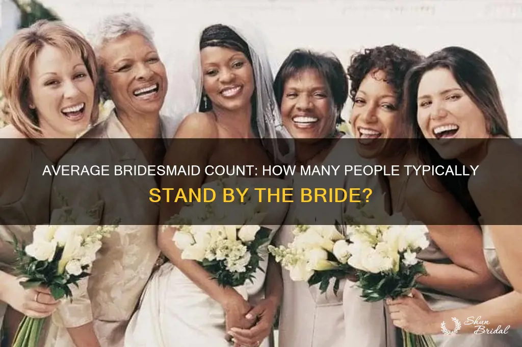 how many people are bridesmaids in a wedding