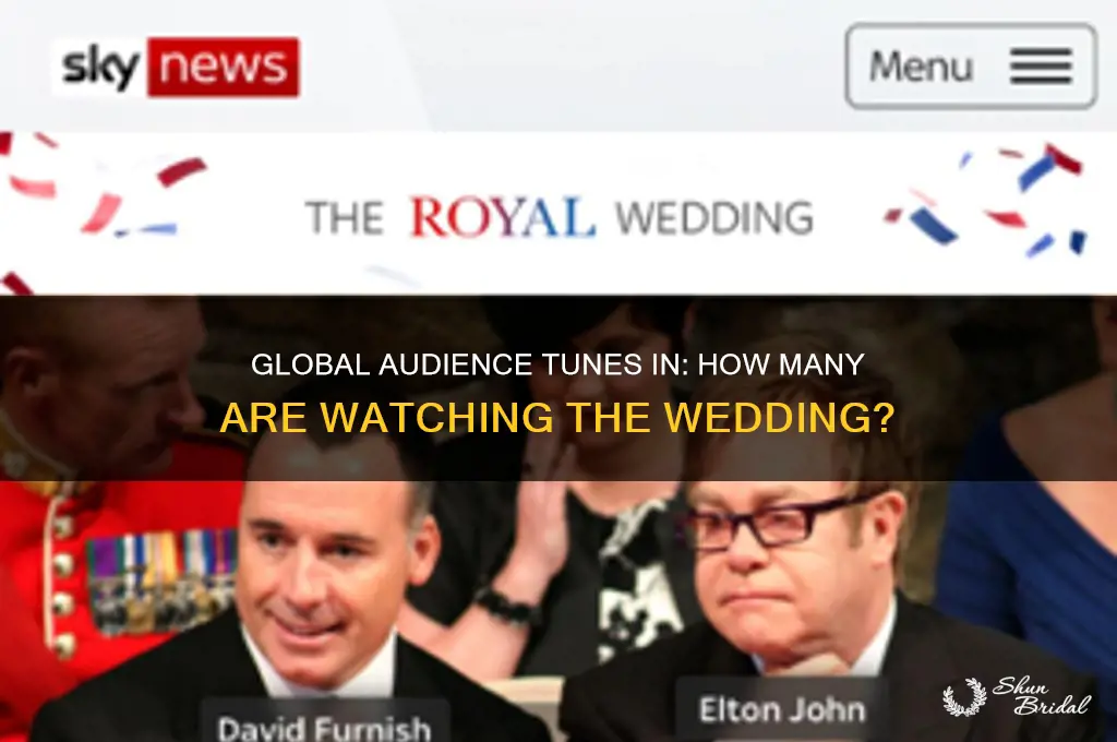 how many people are watching the wedding