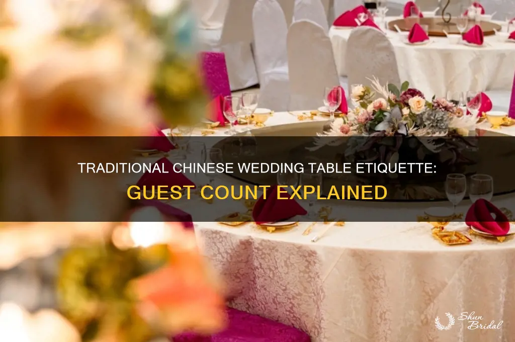 how many people at chinese wedding table