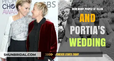 Ellen and Portia's Intimate Wedding: Unveiling the Guest Count Mystery