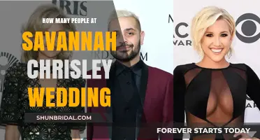 Savannah Chrisley's Wedding: Unveiling the Guest Count and Highlights