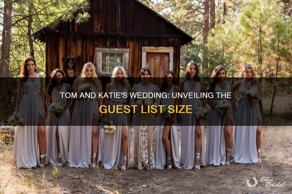 how many people at tom and katie