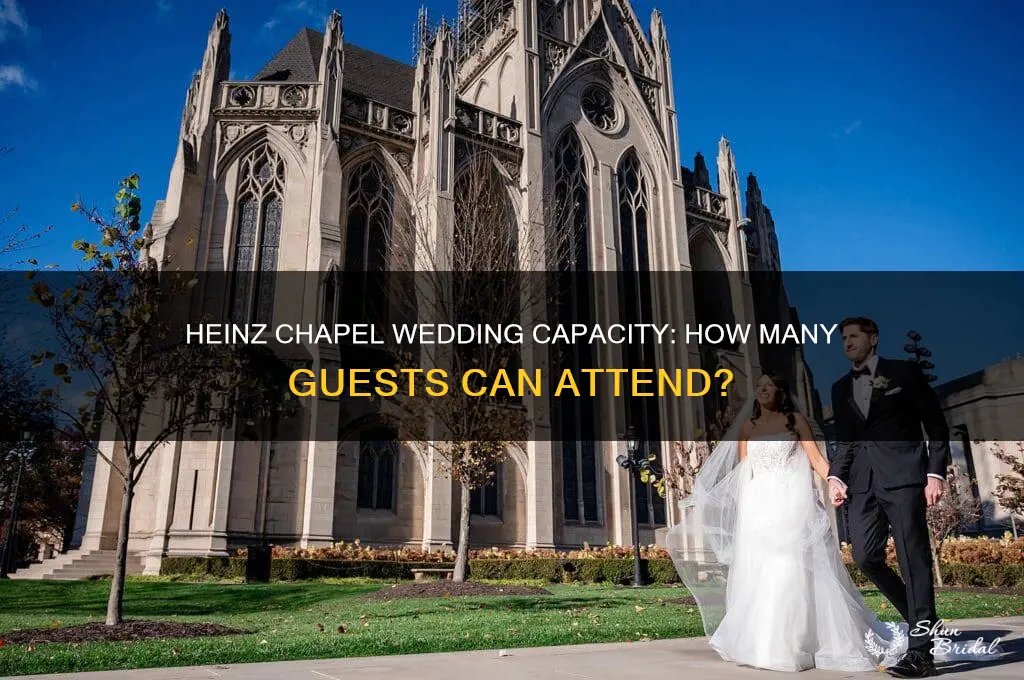 how many people caan fit into hienz chapel for wedding