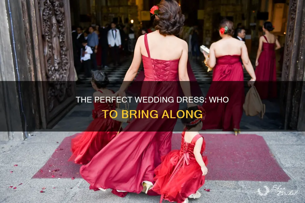 how many people can be in a wedding dress pciking