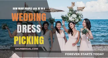 The Perfect Number for a Wedding Dress Shopping Crew