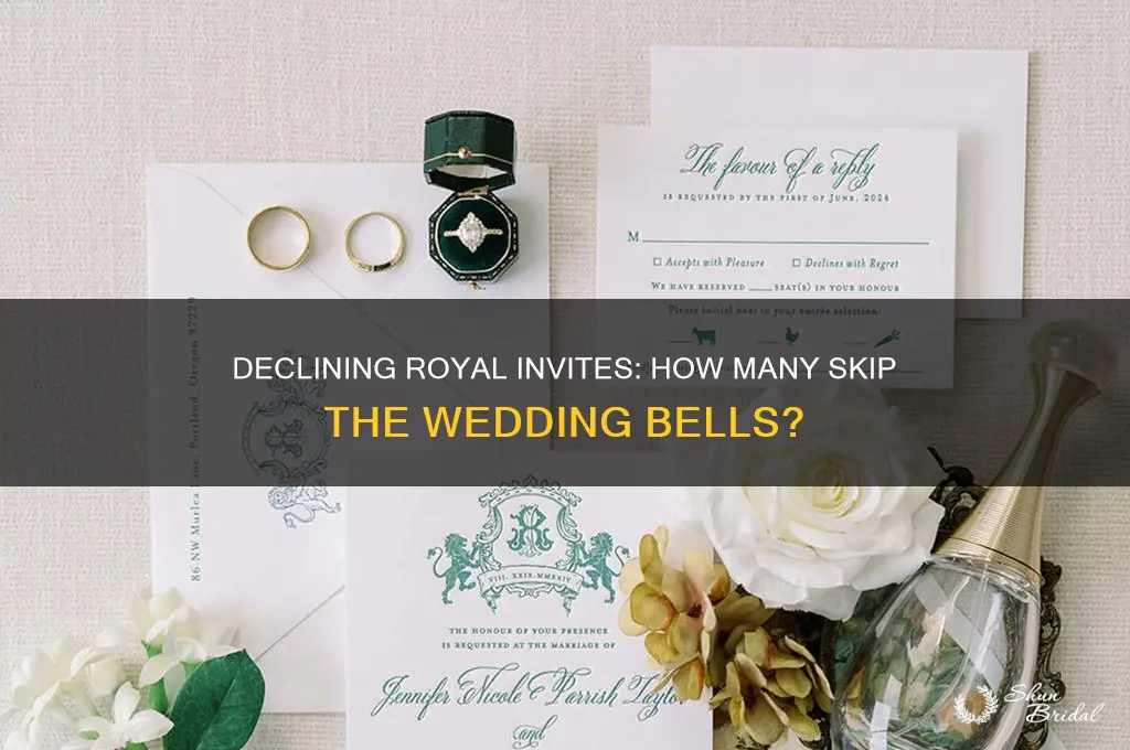 how many people decline royal wedding