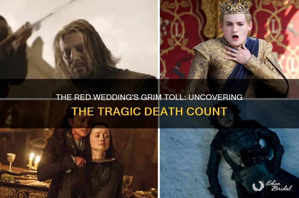 how many people died at the red wedding