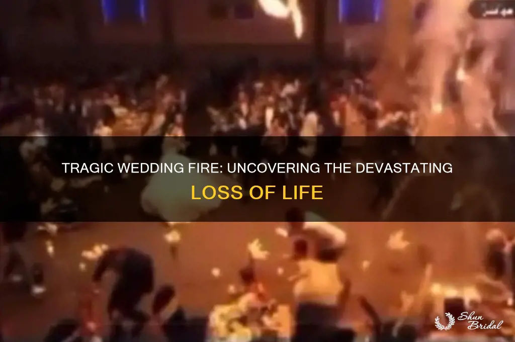 how many people died in the wedding fire