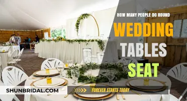 Round Wedding Tables: Seating Capacity Guide for Your Big Day