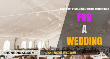 Orfilia Winery Wedding Capacity: How Many Guests Can It Hold?