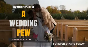 Wedding Pew Capacity: How Many Guests Can Comfortably Fit?