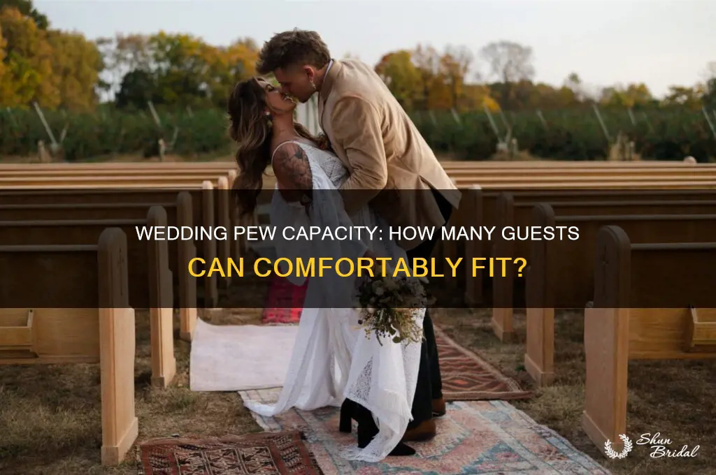 how many people fit on a wedding pew
