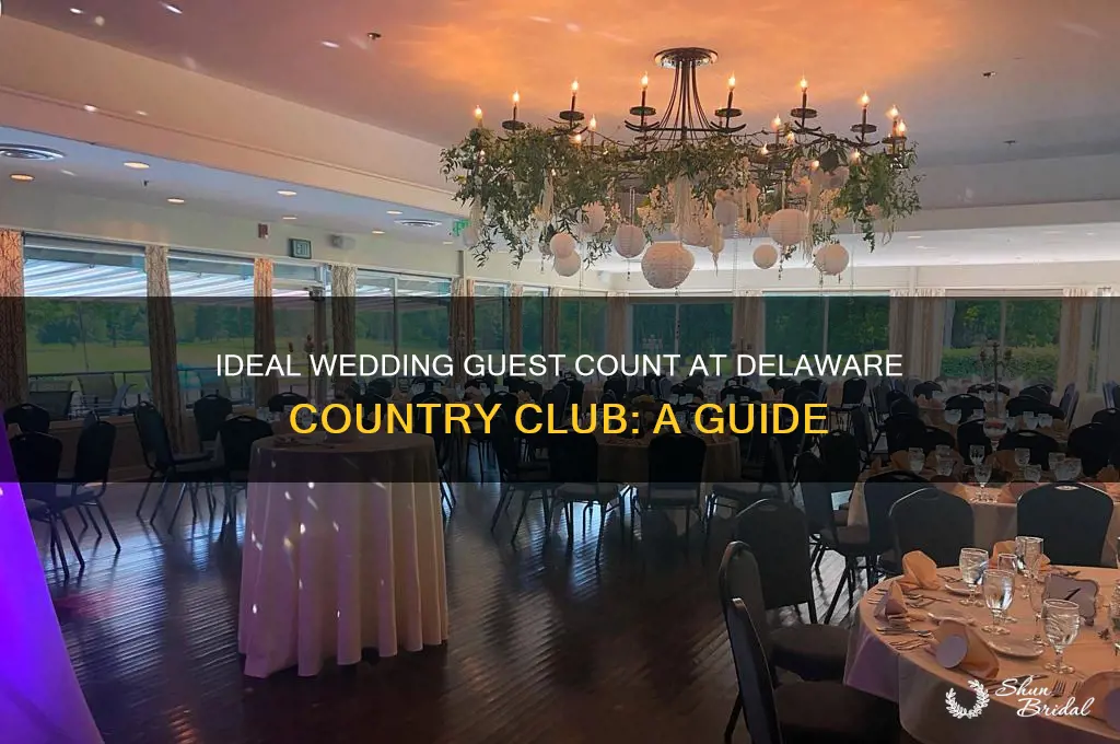how many people for a wedding at delaware country club
