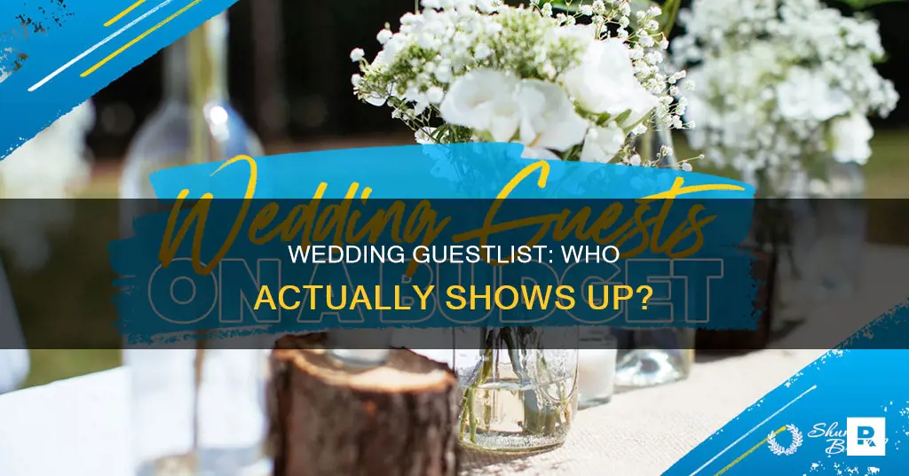 how many people invited to a wedding show up