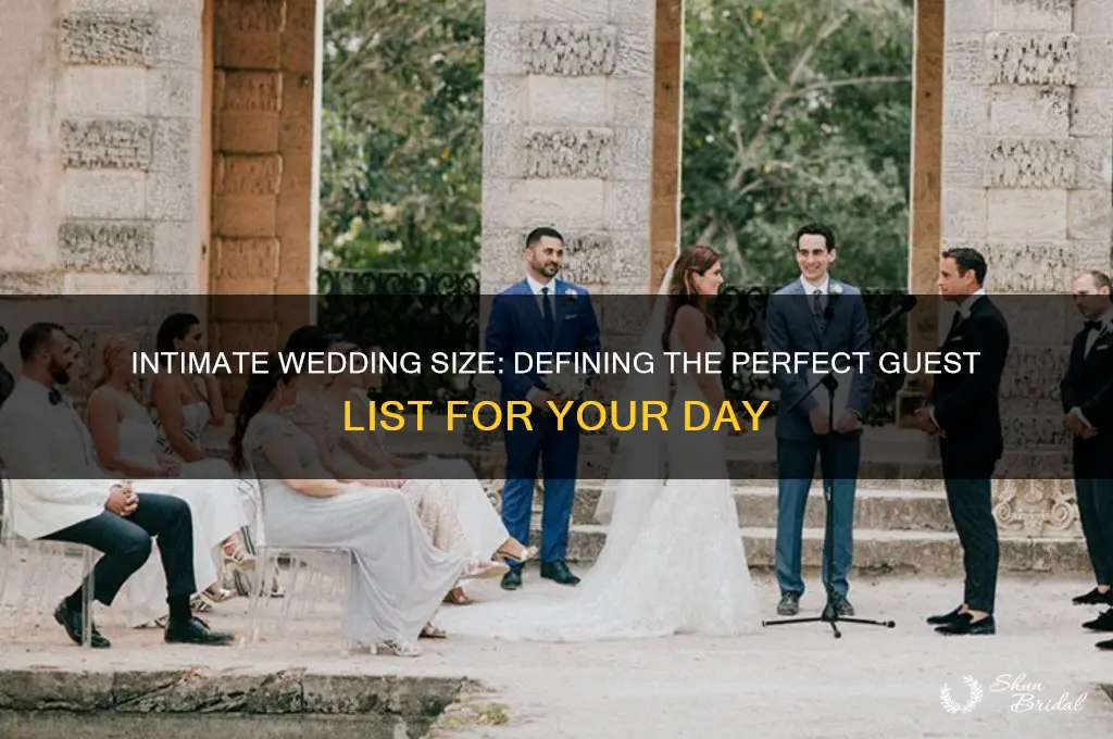 how many people is an intimate wedding