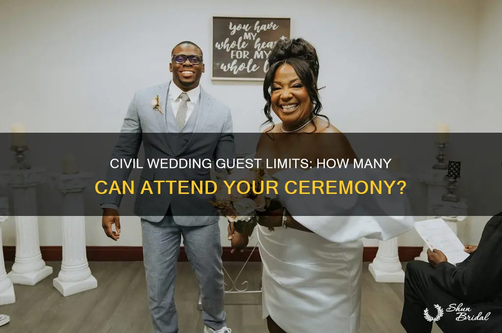how many people may attend a civil wedding ceremony