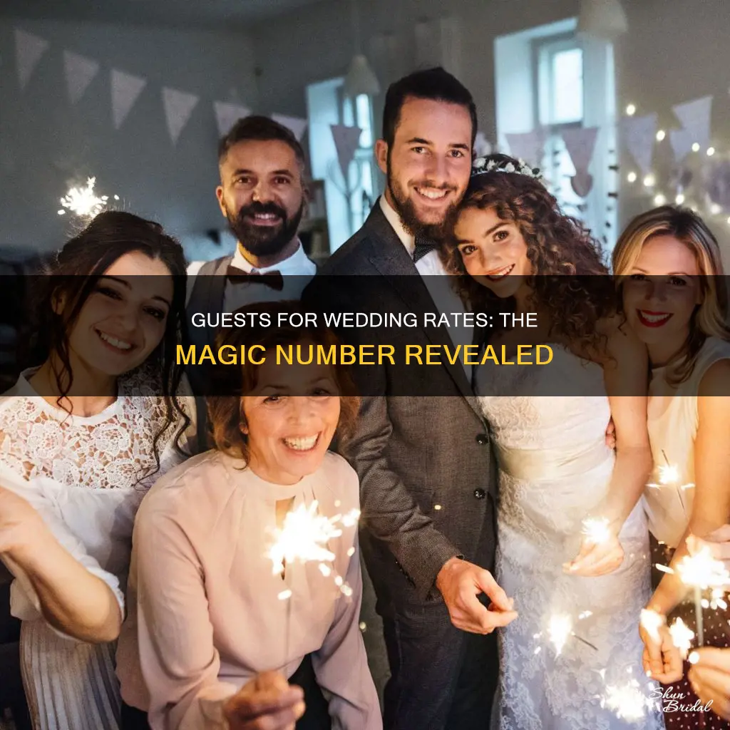 how many people need to stay to get wedding rate