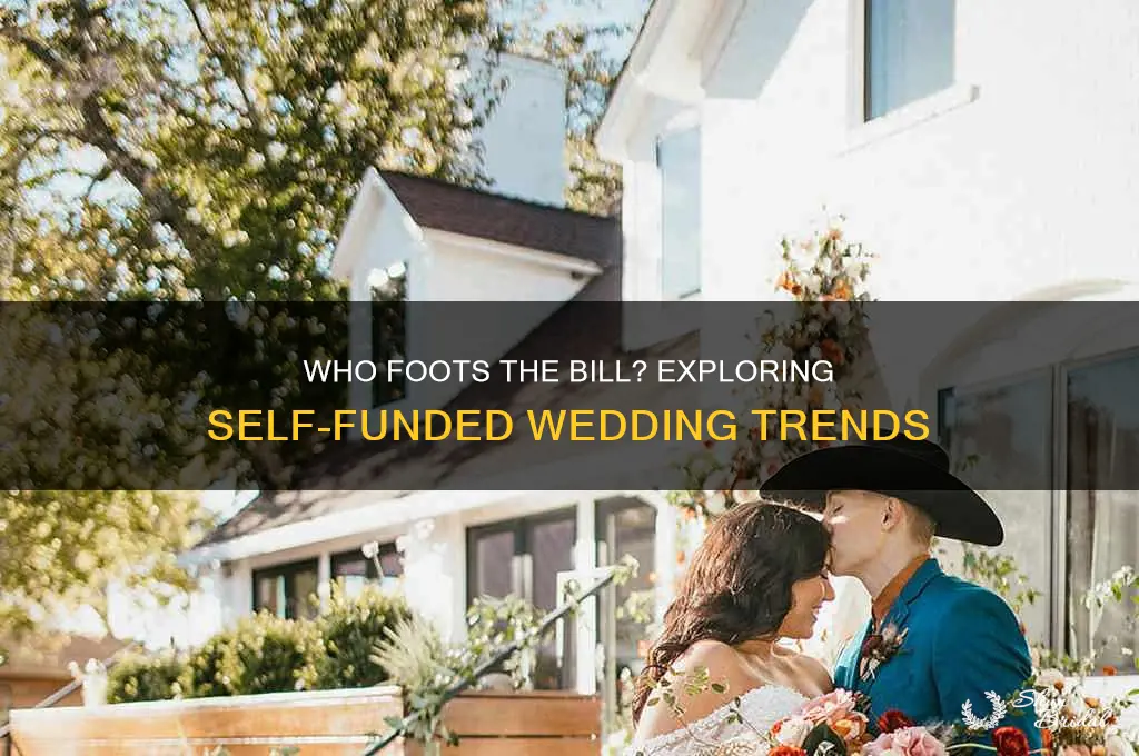 how many people pay for their own wedding